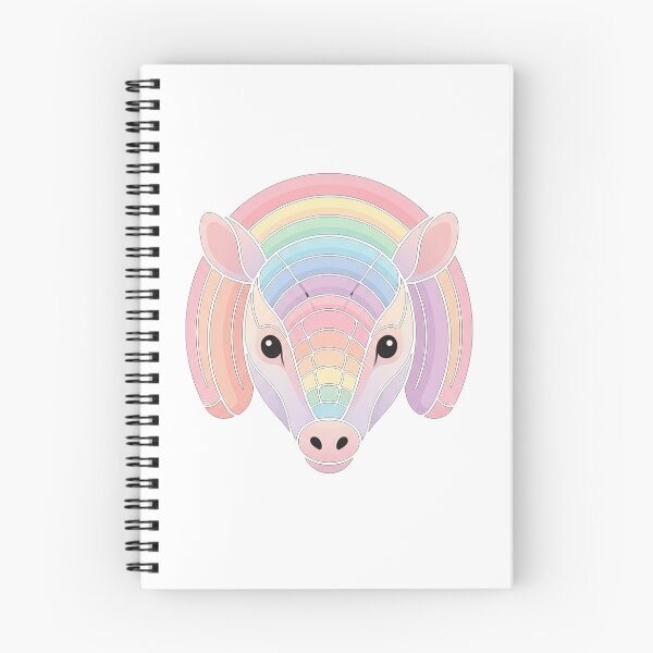 Item preview, Pastel Rainbow Armadillo Portrait designed and sold by Owcomm.