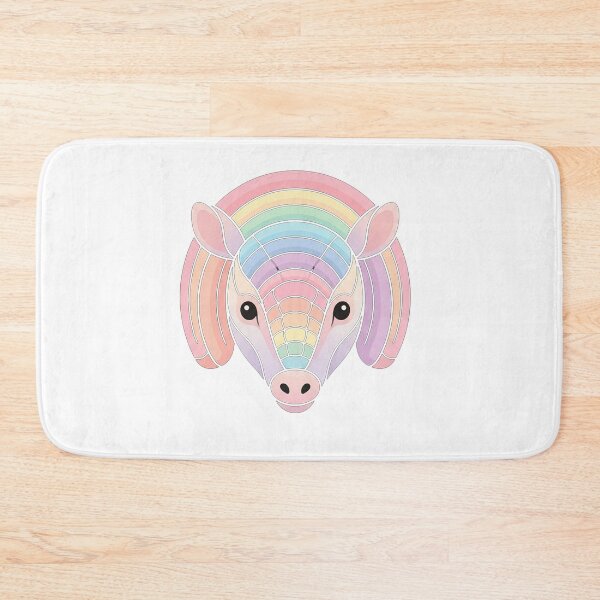 Item preview, Pastel Rainbow Armadillo Portrait designed and sold by Owcomm.