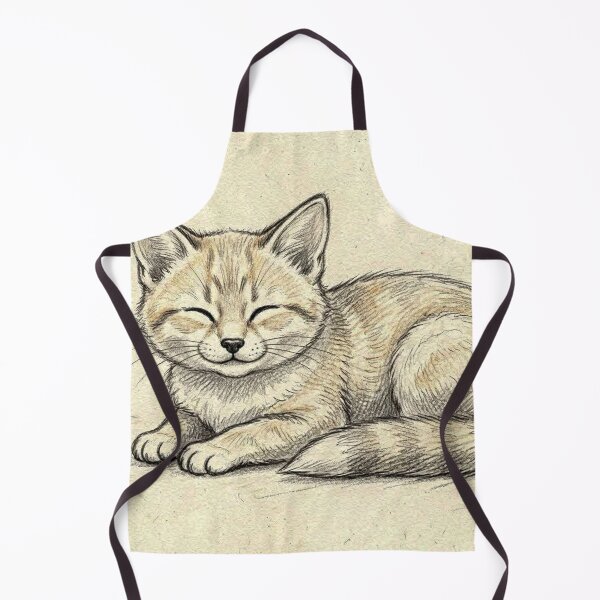Item preview, Sleeping Kitten Pencil Sketch designed and sold by LCPcreations.