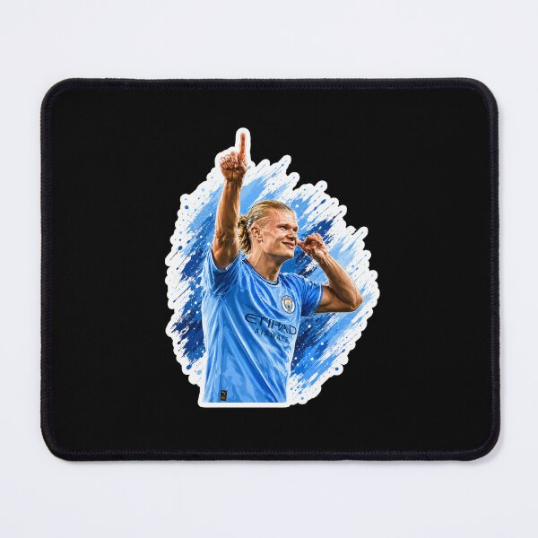 Item preview, Erling Haaland Football Celebration Art designed and sold by PatternFly.