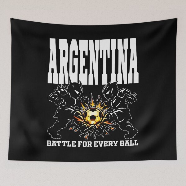 Item preview, ARGENTINA - BATTLE FOR EVERY BALL - FIFA WORLD CUP designed and sold by KEF Custom.