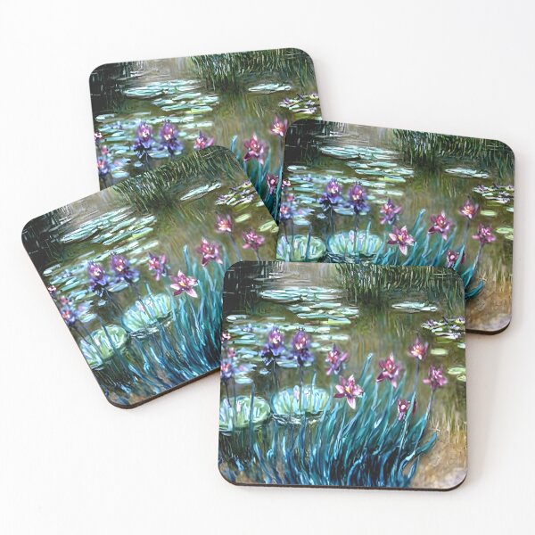 Item preview, Lirios y nenúfares en el jardín de Giverny. designed and sold by artdesignsnow.