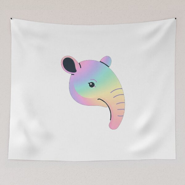 Item preview, Iridescent Tapir Portrait designed and sold by Owcomm.