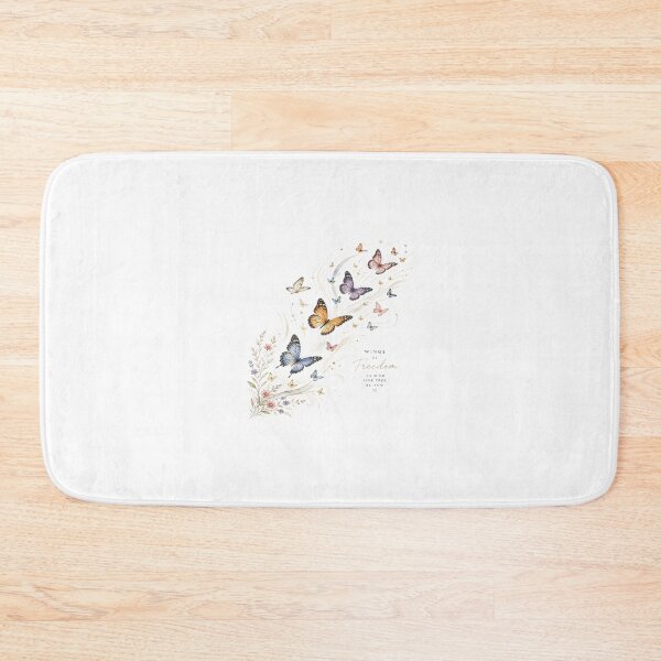 Item preview, Wings of Freedom – Whimsical Butterfly Flight with Floral Elegance designed and sold by Artisan Finds Online.