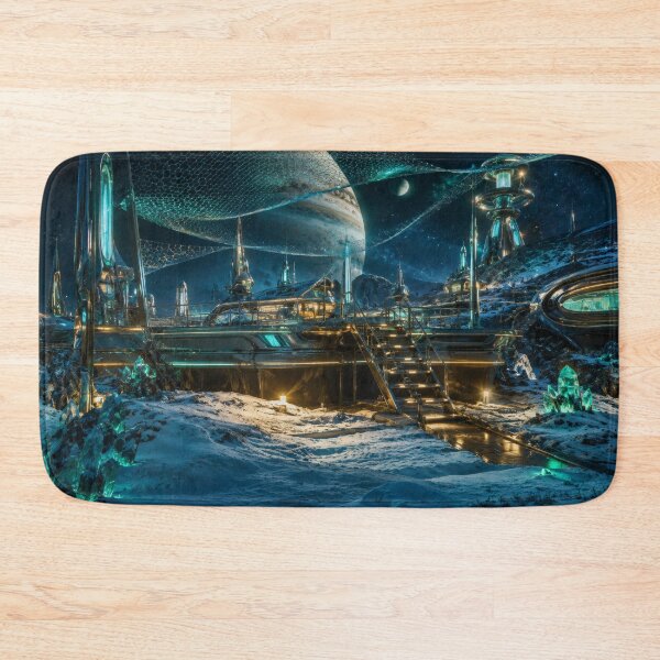 Item preview, Icy Outpost on Jupiter's Moon designed and sold by kdhill.