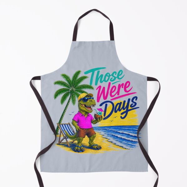 Item preview, Those Were Days – Funny Vacation Dinosaur T-Shirt designed and sold by Aimetoi.