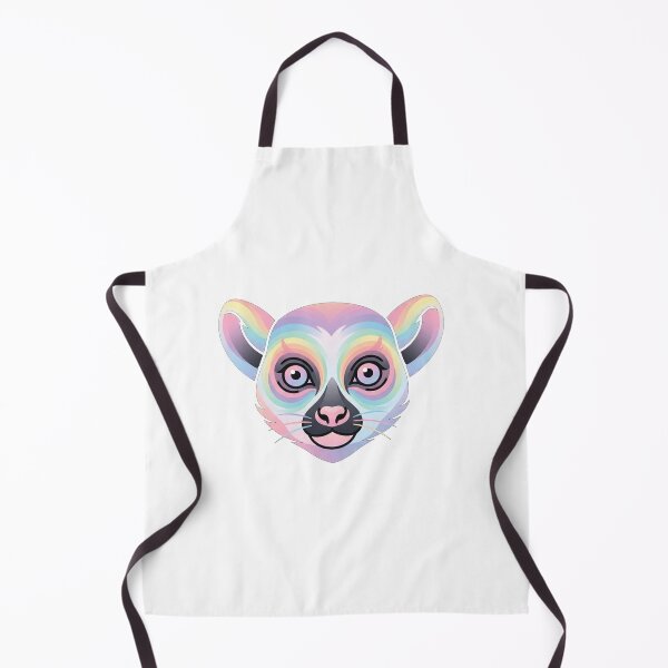 Item preview, Pastel Rainbow Lemur Portrait designed and sold by Owcomm.