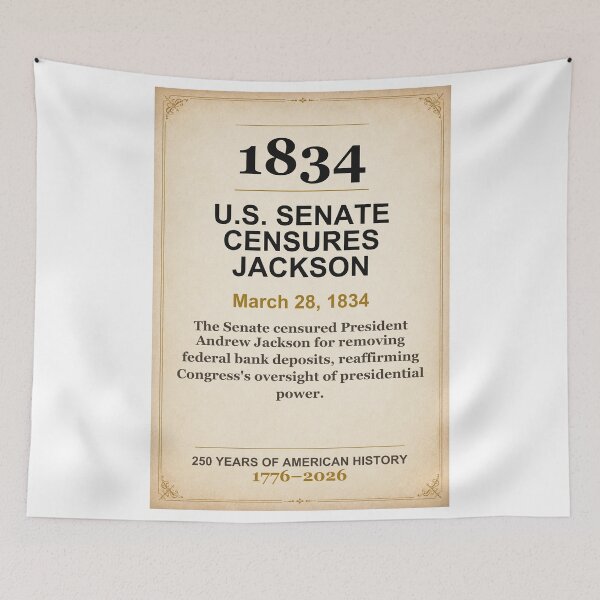 Item preview, America 250 | U.S. Senate Censures Jackson | 1834 designed and sold by ariksworld.