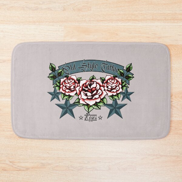Item preview, old-style rose tattoos designed and sold by PASSION AND FUN WORLD .
