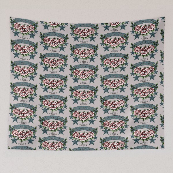 Item preview, old-style rose tattoos designed and sold by PASSION AND FUN WORLD .