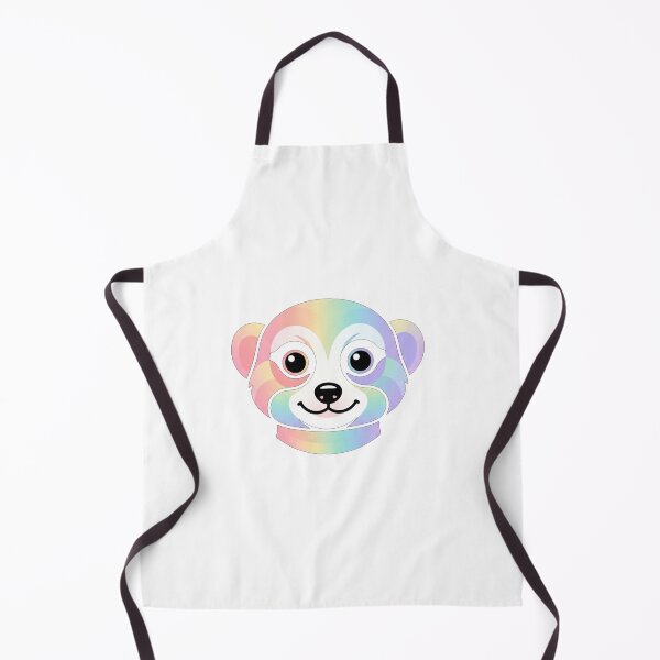 Item preview, Pastel Rainbow Meerkat Face designed and sold by Owcomm.