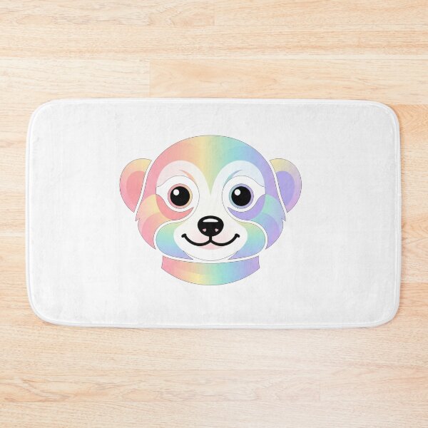Item preview, Pastel Rainbow Meerkat Face designed and sold by Owcomm.