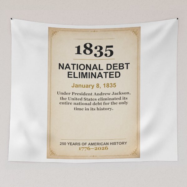Item preview, America 250 | National Debt Eliminated | 1835 designed and sold by ariksworld.