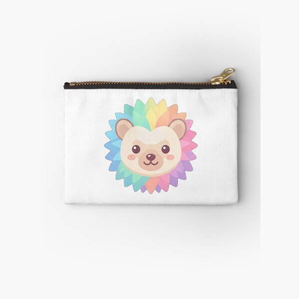 Item preview, Rainbow Hedgehog Kawaii Portrait designed and sold by Owcomm.