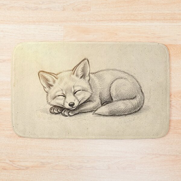 Item preview, Sleeping Fox Sketch designed and sold by LCPcreations.