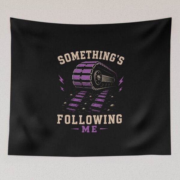 Item preview, Something's Following Me Funny Heavy Equipment Operator Halloween Gift designed and sold by RusticMeadow.