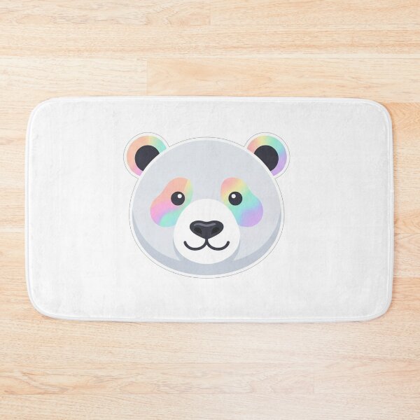 Item preview, Rainbow Iridescent Bear Face designed and sold by Owcomm.