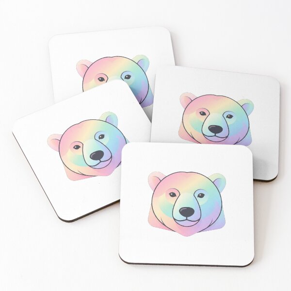 Item preview, Iridescent Polar Bear Portrait designed and sold by Owcomm.