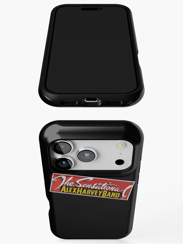 Thumbnail 3 of 4, iPhone Case, Slanted Rectangular Banner with Bold Script Lettering designed and sold by Shopping-wely.