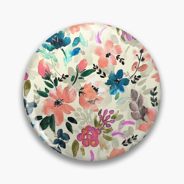 Item preview, Small Cute Flowers Hand Painted Watercolor Multicolor designed and sold by elenabdesigns.