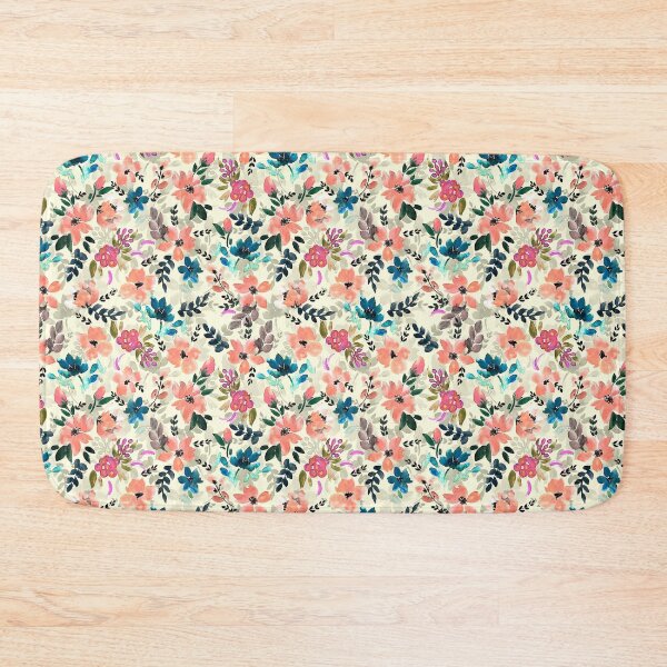 Item preview, Small Cute Flowers Hand Painted Watercolor Multicolor designed and sold by elenabdesigns.