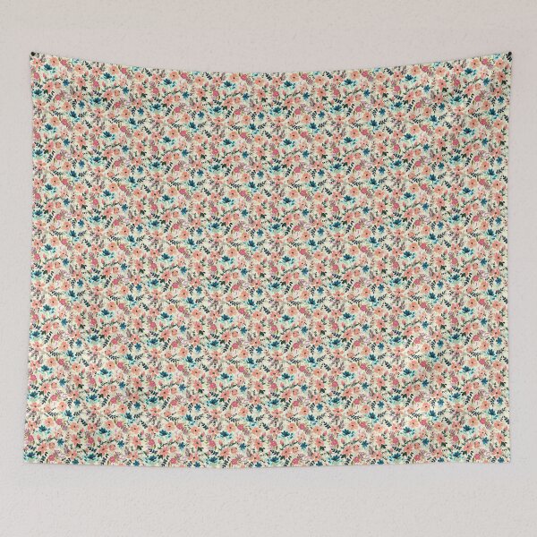 Item preview, Small Cute Flowers Hand Painted Watercolor Multicolor designed and sold by elenabdesigns.