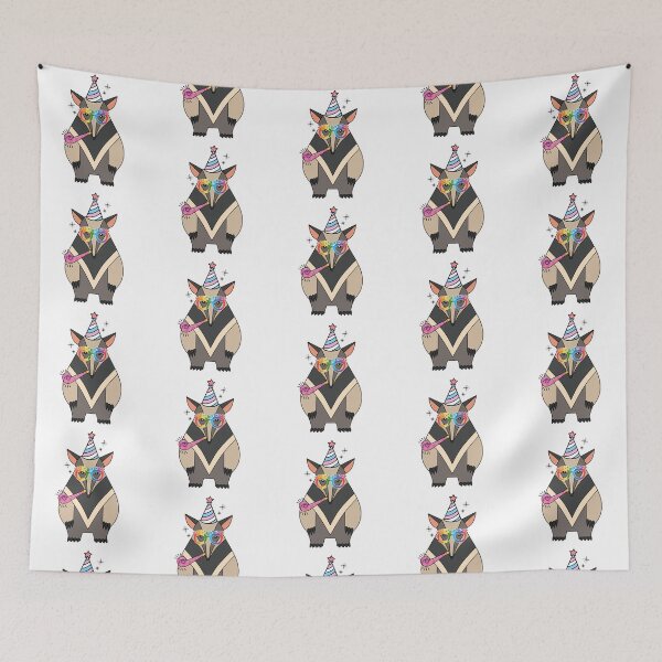Item preview, Cute Giant Anteater Happy Birthday Party designed and sold by Blupunk.