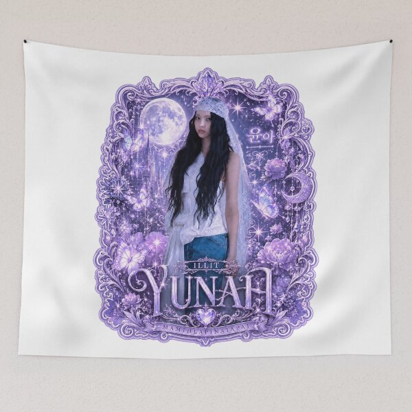 Item preview, Minimalist ILLIT Mamihlapinatapai Yunah Lineart Kpop Merch designed and sold by Valereekmerch.