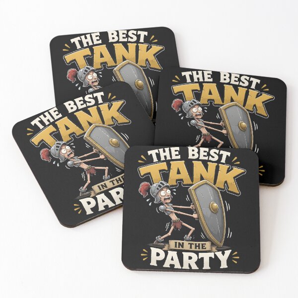 Item preview, The Best Tank In The Party Funny RPG Knight designed and sold by BadhbhLoot.