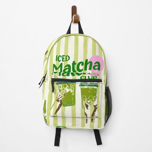 Item preview, Iced Matcha Club Preppy Stripes Retro Green Aesthetic designed and sold by MaiZephyr.