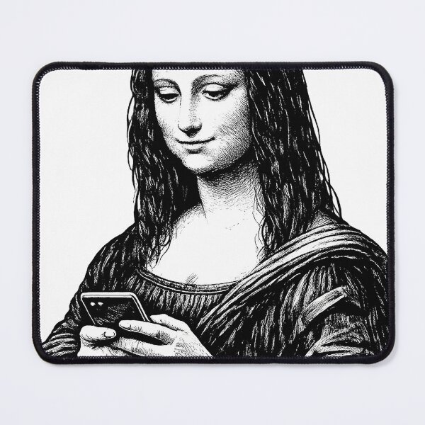 Item preview, Mona on her phone during a painting break designed and sold by Fingolfins Welt.