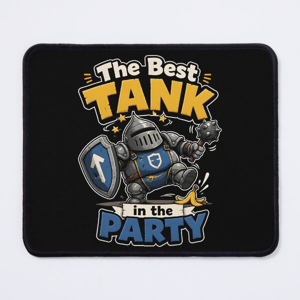 Item preview, The Best Tank In The Party RPG Knight designed and sold by BadhbhArt.
