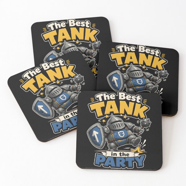Item preview, The Best Tank In The Party RPG Knight designed and sold by BadhbhArt.