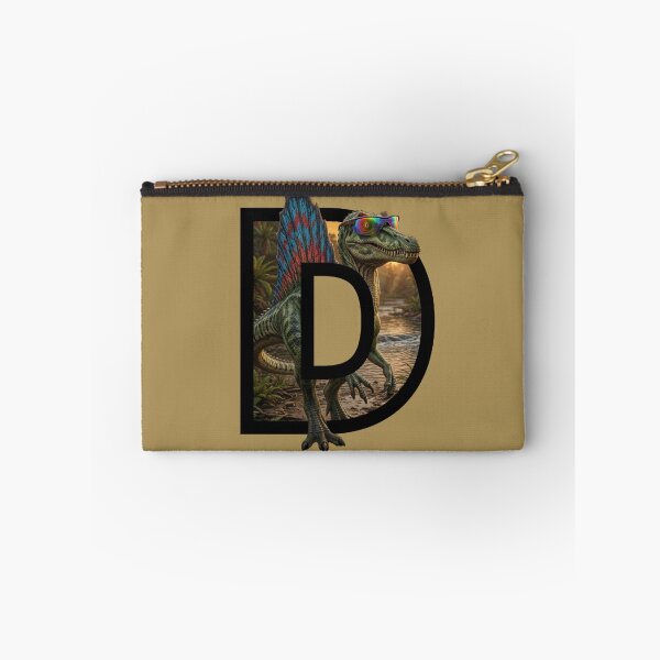 Item preview, D is for Dinosaur - Cool Spinosaurus with Sunglasses designed and sold by mackyartsstudio.