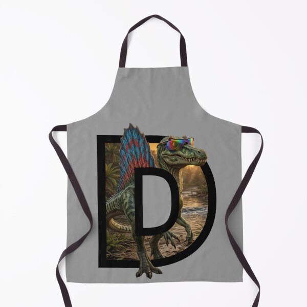 Item preview, D is for Dinosaur - Cool Spinosaurus with Sunglasses designed and sold by mackyartsstudio.