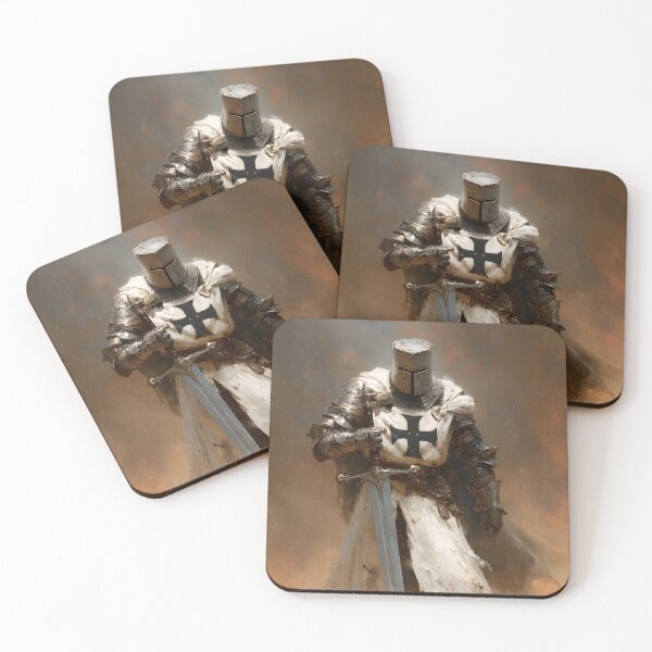 Item preview, Medieval Crusader Knight Teutonic Cross Armor Great Sword Art designed and sold by GrinGalore.