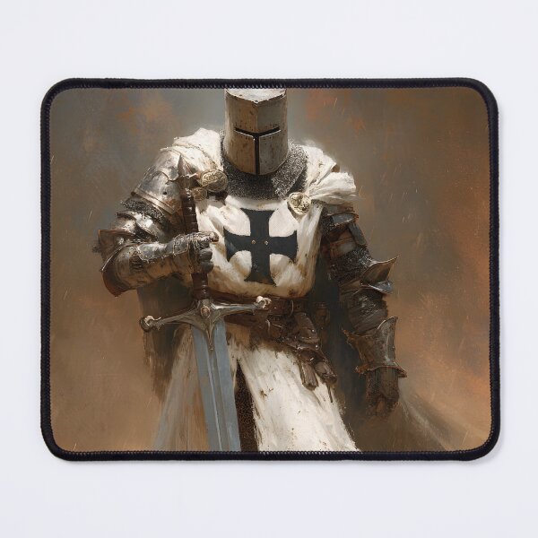 Item preview, Medieval Crusader Knight Teutonic Cross Armor Great Sword Art designed and sold by GrinGalore.