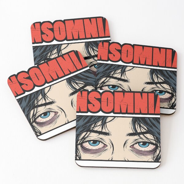 Item preview, Insomnia Eyes Pop Art Comic Illustration | Tired Eyes Retro Graphic T-Shirt Design designed and sold by Peanutspixel.