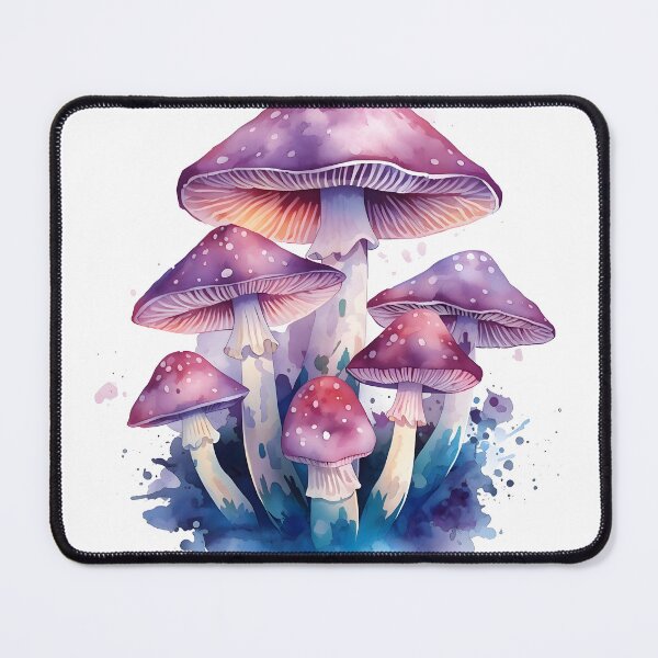 Item preview, Enchanted Forest Mushrooms Watercolor Painting designed and sold by RawNaturePrints.
