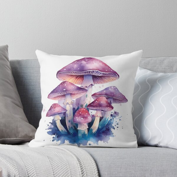 Item preview, Enchanted Forest Mushrooms Watercolor Painting designed and sold by RawNaturePrints.