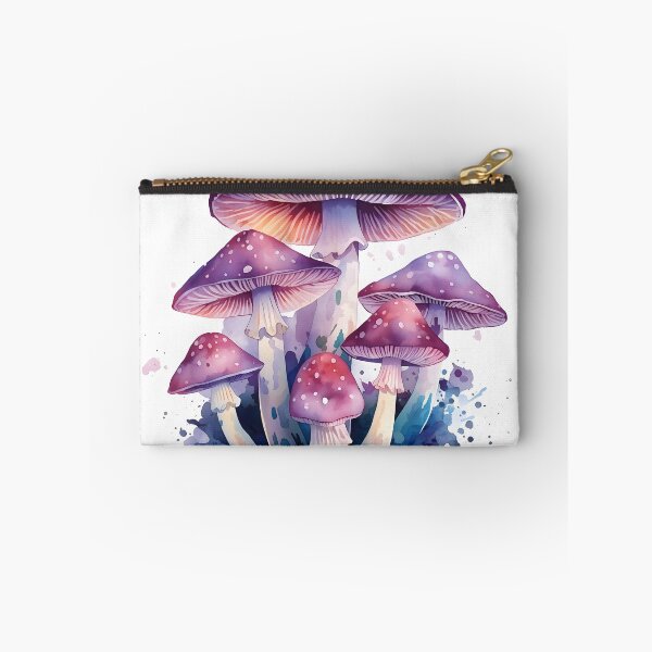Item preview, Enchanted Forest Mushrooms Watercolor Painting designed and sold by RawNaturePrints.