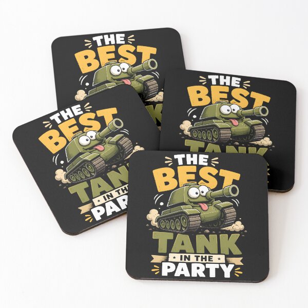 Item preview, Cute Cartoon Tank The Best Tank In The Party designed and sold by BadhbhLoot.