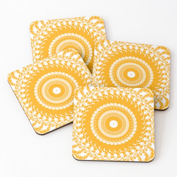Item preview, White Bubble Sunburst Minimalist Yellow. designed and sold by Yenday.