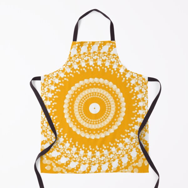 Item preview, White Bubble Sunburst Minimalist Yellow. designed and sold by Yenday.