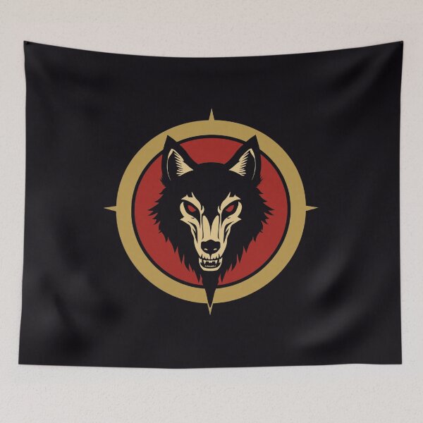 Item preview, VIS SACRA Gothic Wolf Sacred Series Emblem designed and sold by GeoWhimsy Studio.