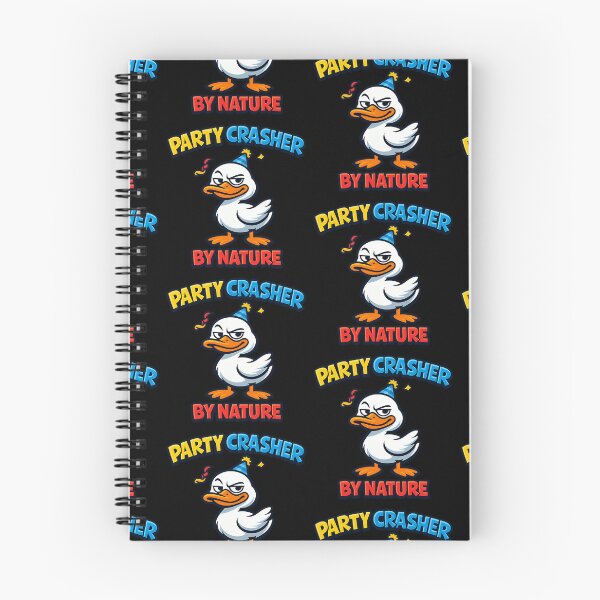 Item preview, Party Crasher By Nature Funny Duck designed and sold by TeeTimeTreasure.