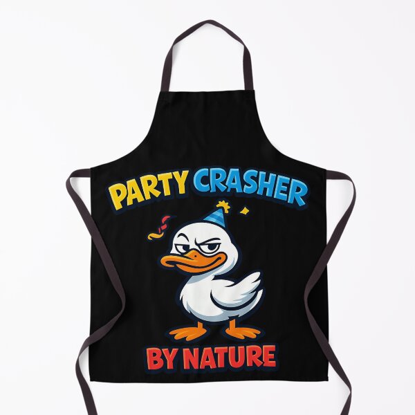 Item preview, Party Crasher By Nature Funny Duck designed and sold by TeeTimeTreasure.