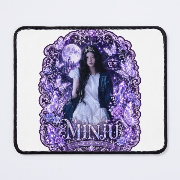 Item preview, Edgy ILLIT GRWM Track Minju Merch Poster designed and sold by Valereekmerch.