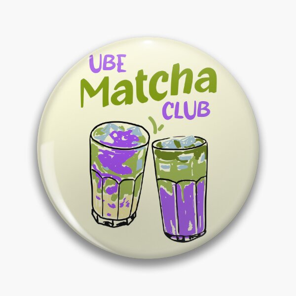 Item preview, Ube Matcha Club Illustration designed and sold by MaiZephyr.