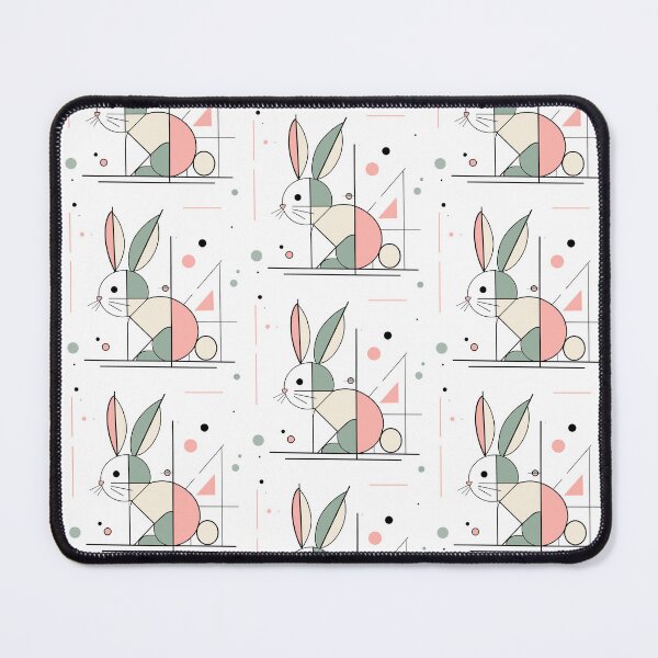 Item preview, Cute Bunny | Geometric Abstract Art designed and sold by FarieArt.